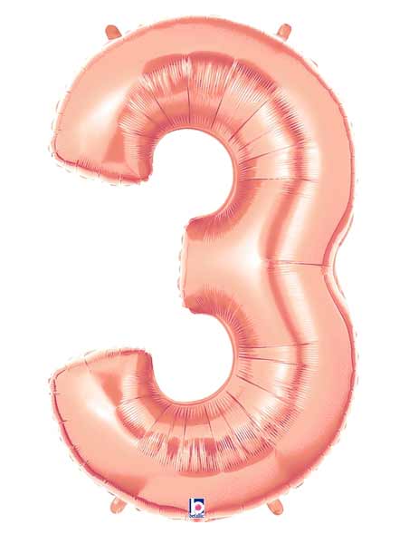 40" Rose Gold Numbers