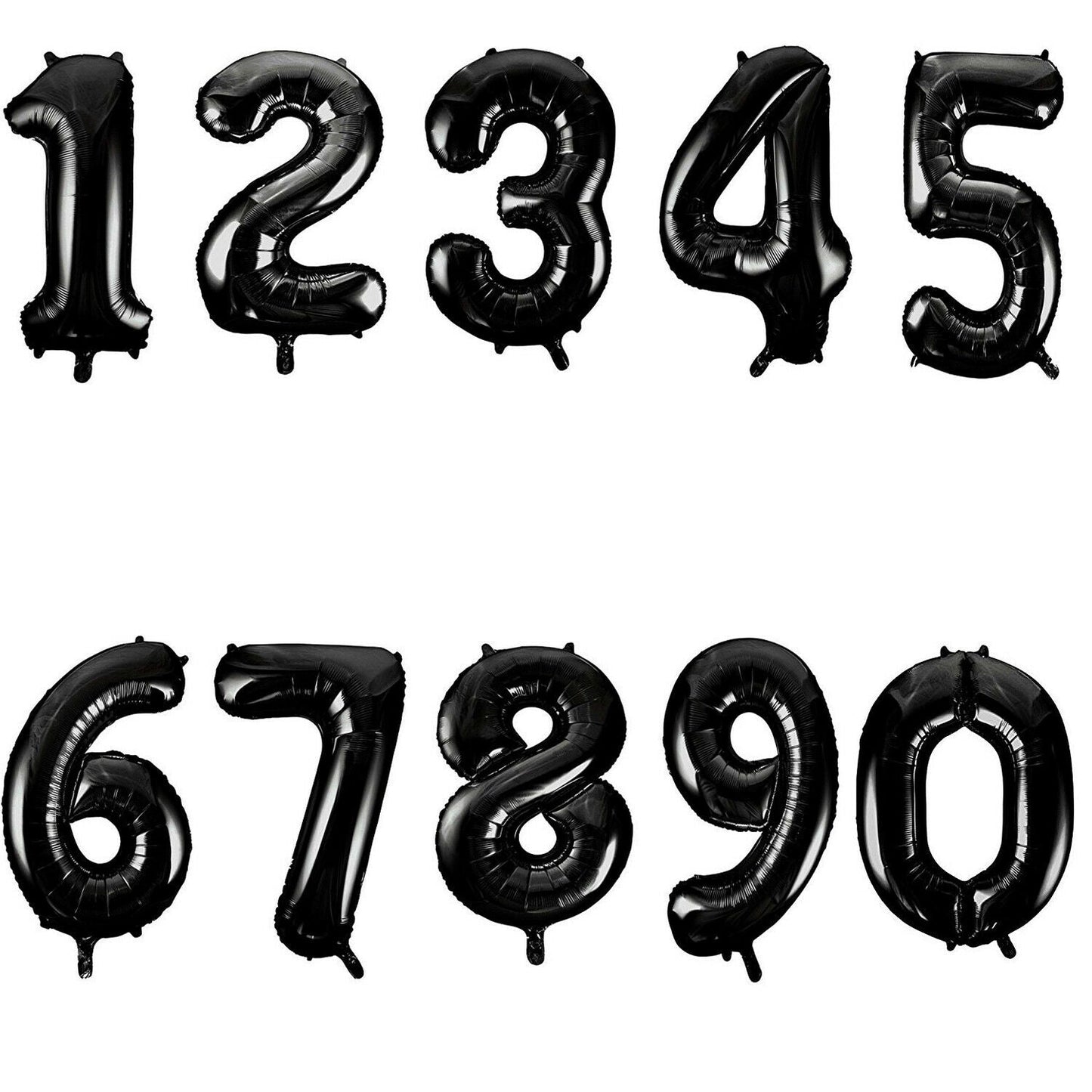 40" Black Numbers