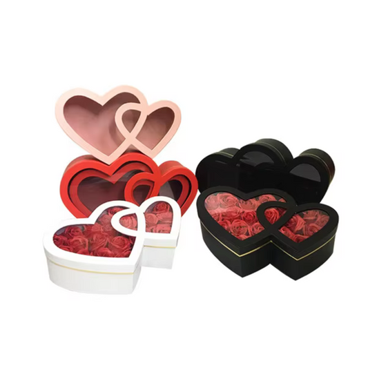 Double Heart Box Set of 2