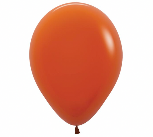 11" Deluxe Sunset Orange sempertex (100ct)