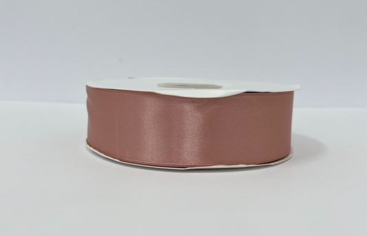 1 1/2" Dusk Rose Ribbon single face Satin 100 Yds