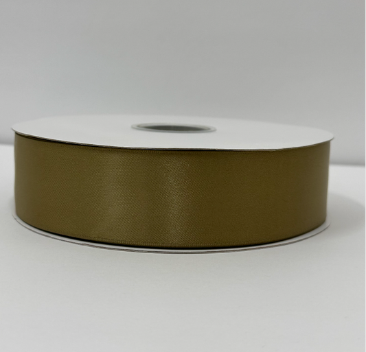 1 1/2" Olive green  Ribbon Double-face 100 Yds