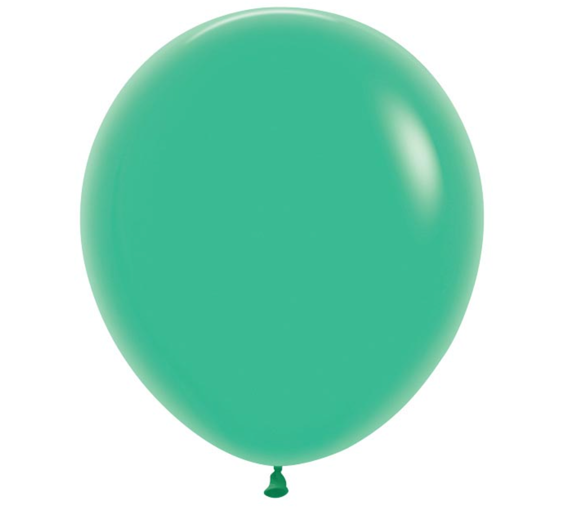 18" Fashion Green sempertex (25ct)