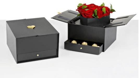 Pull-Up Heart  Box + Drawer