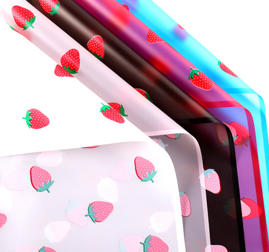 strawberry wrapping paper
