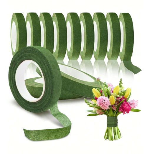 Floral Green roll tape