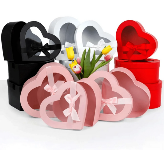 heart bow box