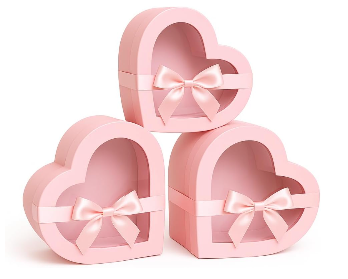 heart bow box