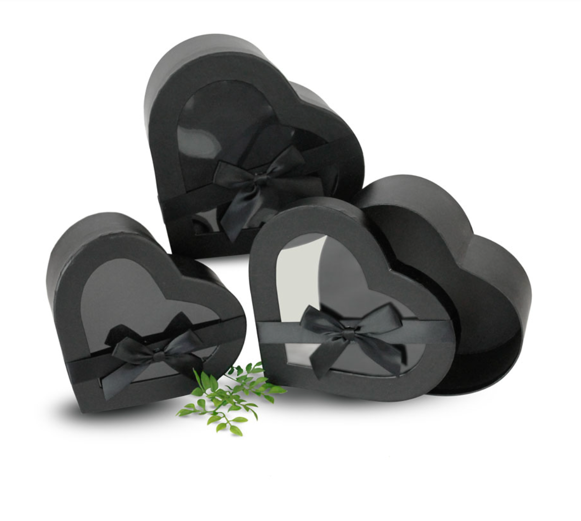 heart bow box