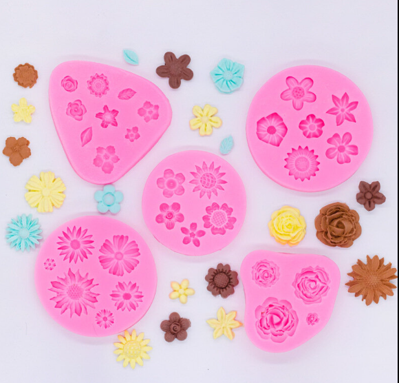 Mix Flowers Silicone Mold
