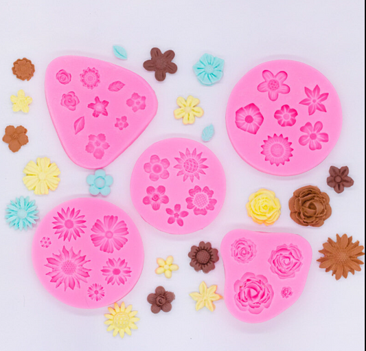 Mix Flowers Silicone Mold