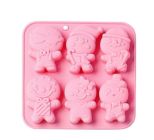 Gingerbread Silicone mold