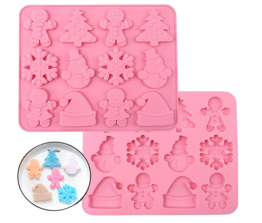 Winter Set Silicone Mold