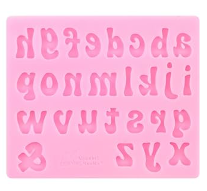 Alphabet letters Silicone Mold