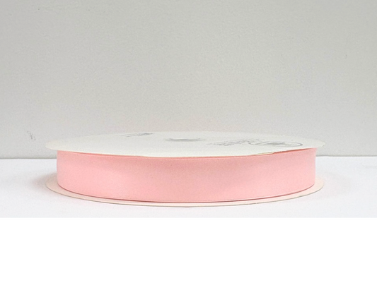 1 inch Baby Pink Satin Ribbon Double-face 100 Yds