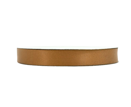 1 inch Brown  Satin Ribbon Double-face 100 Yds