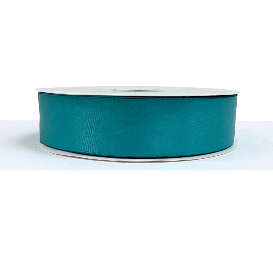 1 1/2" Turquoise  Satin Ribbon Double-face 100 Yds