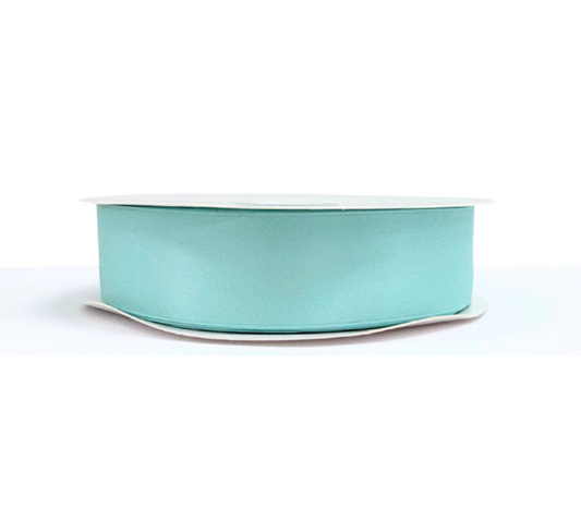 1 1/2" Aquamarine Satin Ribbon Double-face 100 Yds