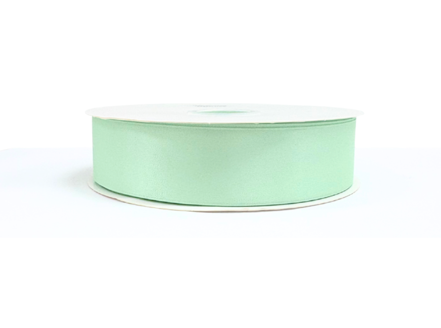 1 1/2"  Mint Blue Satin Ribbon Double-face 100 Yds