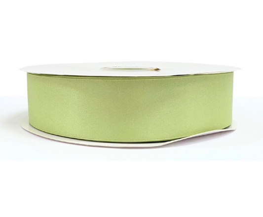 1 1/2"  Pastel Green Satin Ribbon Double-face 100 Yds