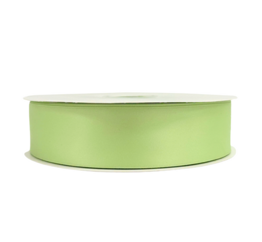 1 1/2"  Mint Green Satin Ribbon Double-face 100 Yds
