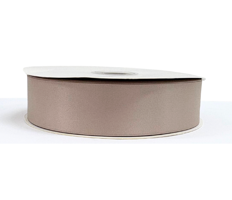 1 1/2"  Champagne  Satin Ribbon Double-face 100 Yds