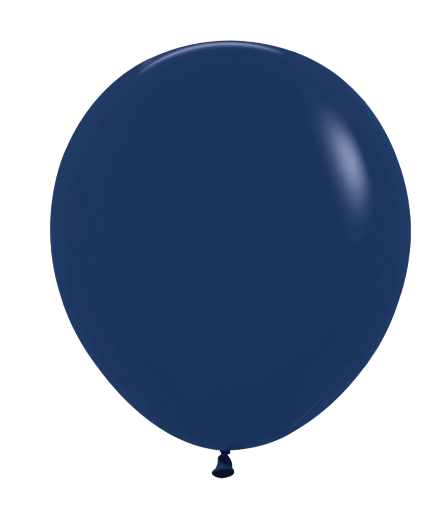 18" Fashion Navy sempertex (25ct)