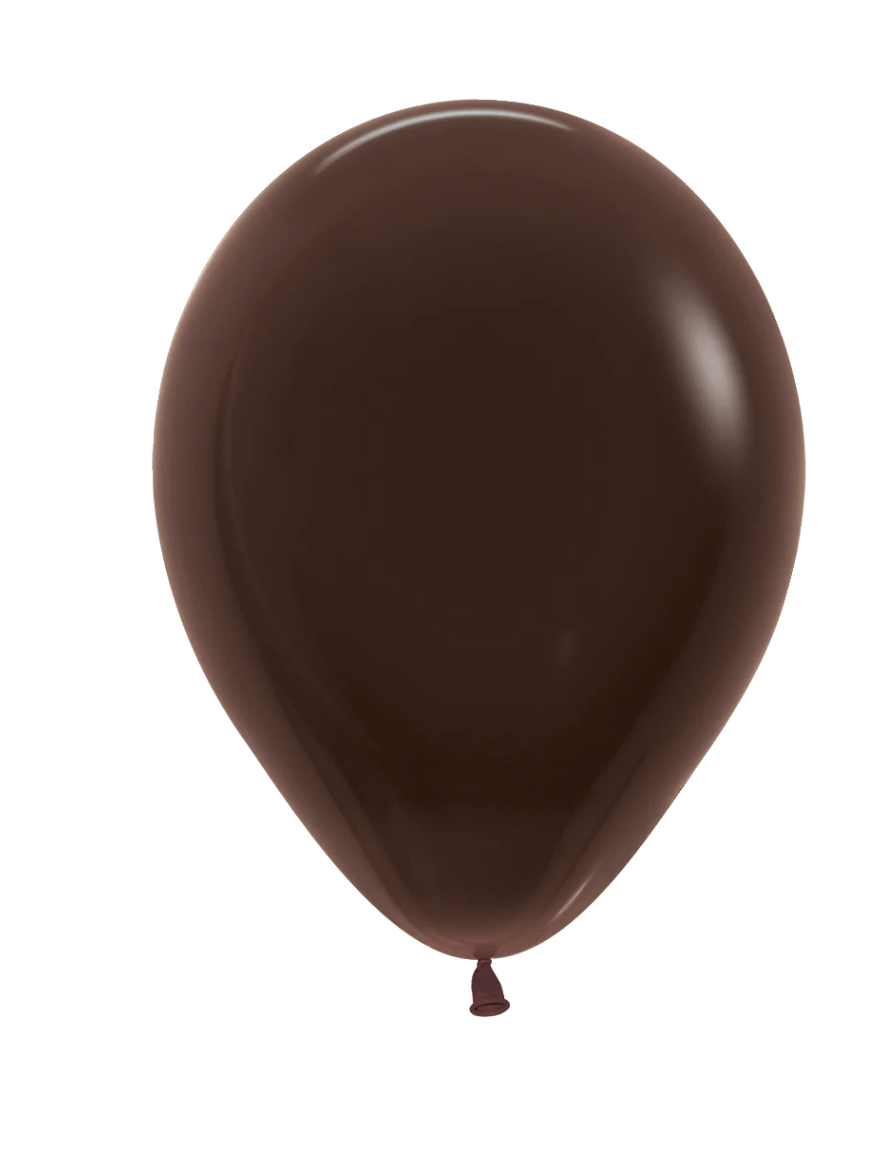 11" Deluxe Chocolate sempertex (100ct)