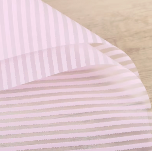 Translucent Vertical Stripes Wrapping Paper