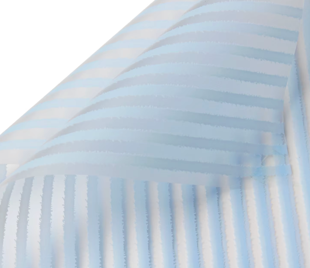 Translucent Vertical Stripes Wrapping Paper