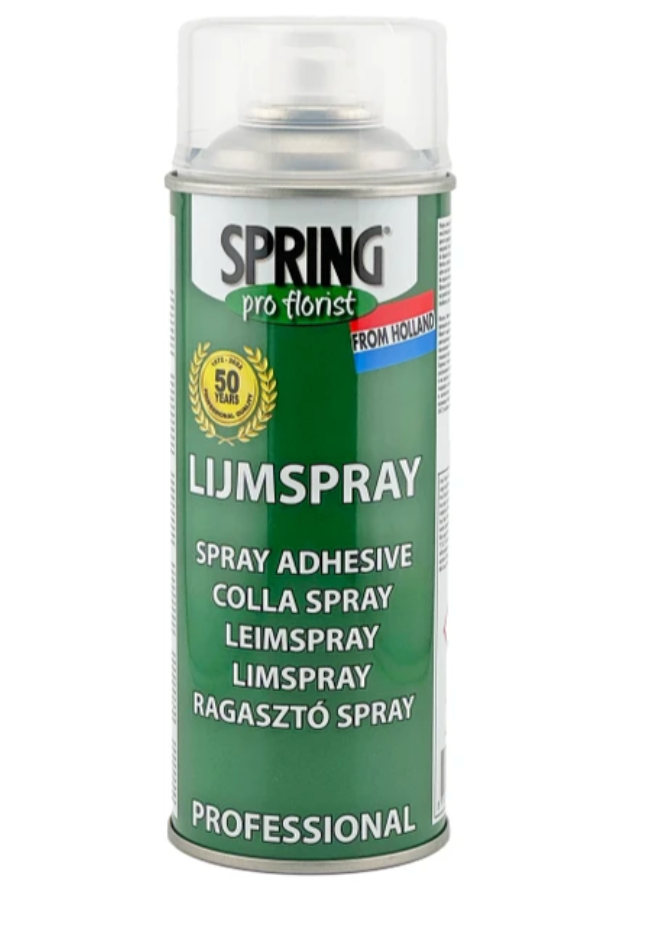 Floral adhesive spray
