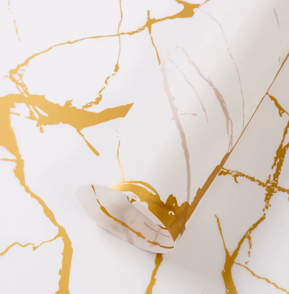 Gold Marble Wrapping paper