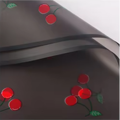 Cherry Design wrapping Clear paper