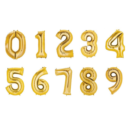 40" Gold Numbers