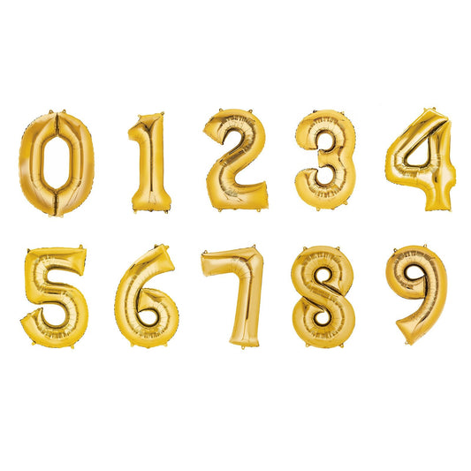 40" Gold Numbers