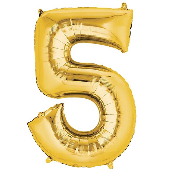 40" Gold Numbers