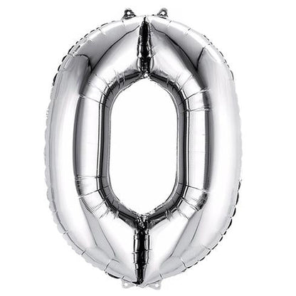 40" Silver Numbers