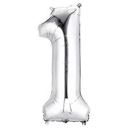 40" Silver Numbers