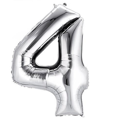 40" Silver Numbers