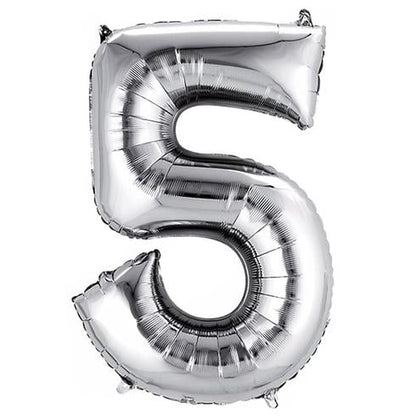 40" Silver Numbers