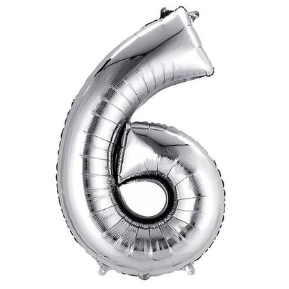 40" Silver Numbers