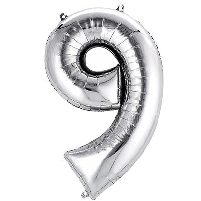 40" Silver Numbers