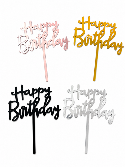 Happy Birthday topper (10ct)