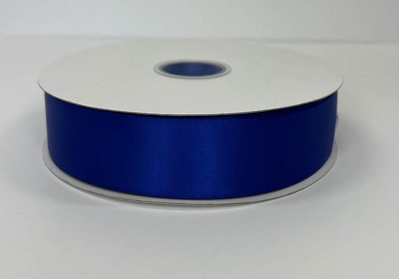 1 1/2" Navy Blue Ribbon Double-face 100 Yds
