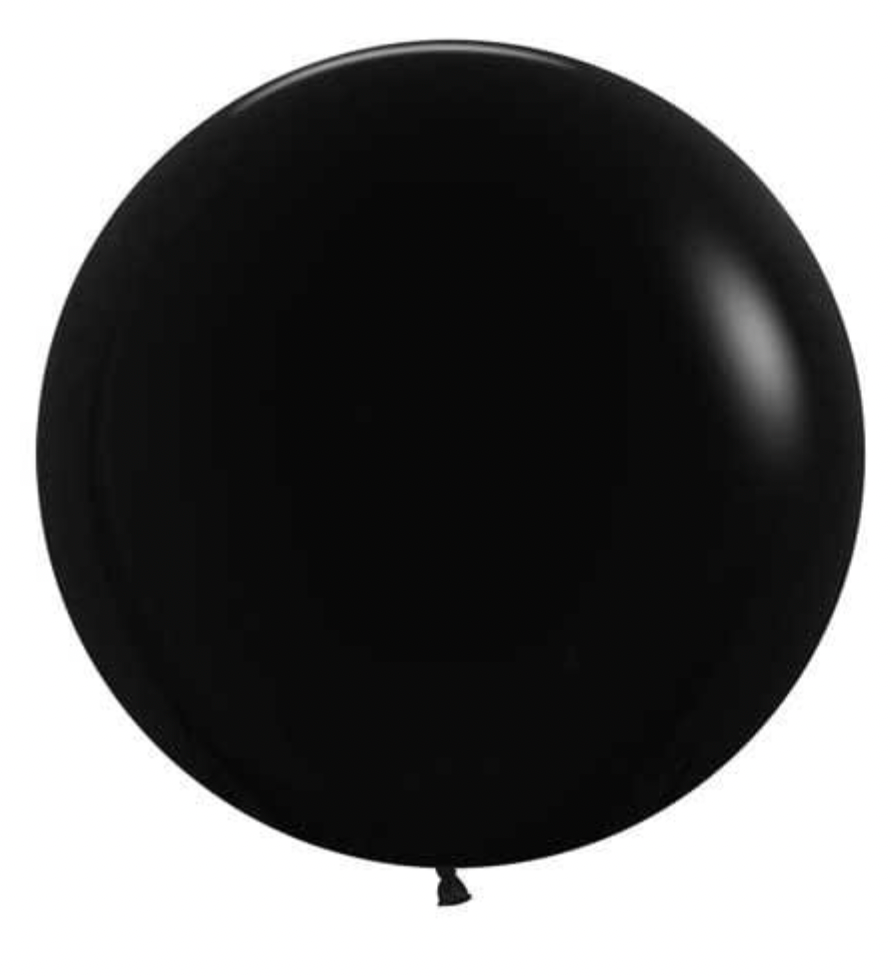 24" Deluxe black Sempertex (10ct)