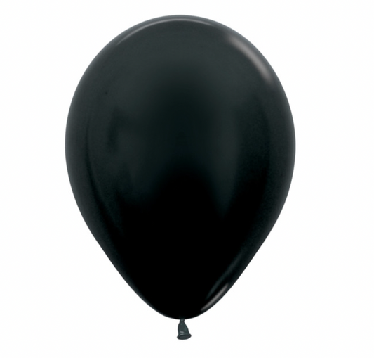 11" Metallic black  sempertex (100ct)