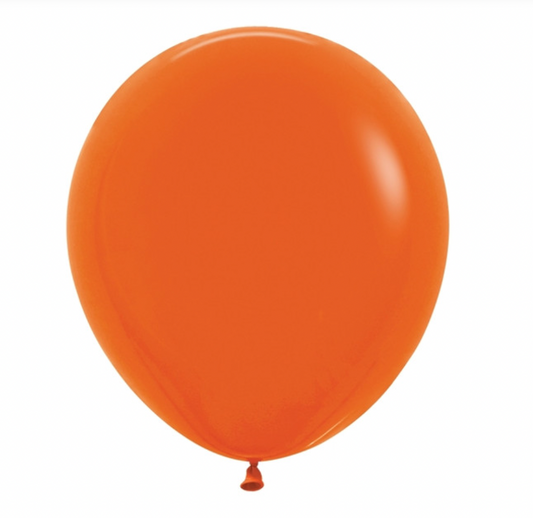 18" Fashion Orange Sempertex (25ct)