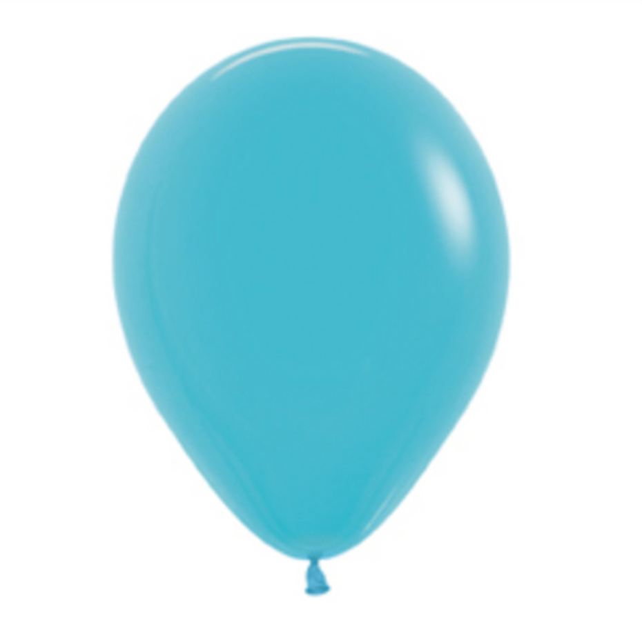 5" Deluxe Turquoise Blue Sempertex (100ct)