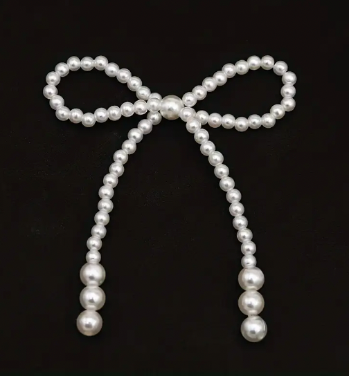 Pearl coquette bow