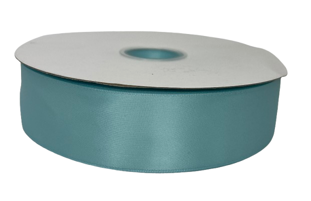 1 1/2" Aqua Ribbon Double-face 100 Yds
